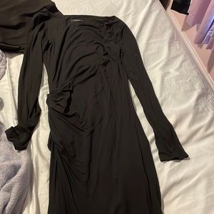 Black long sleeve dress